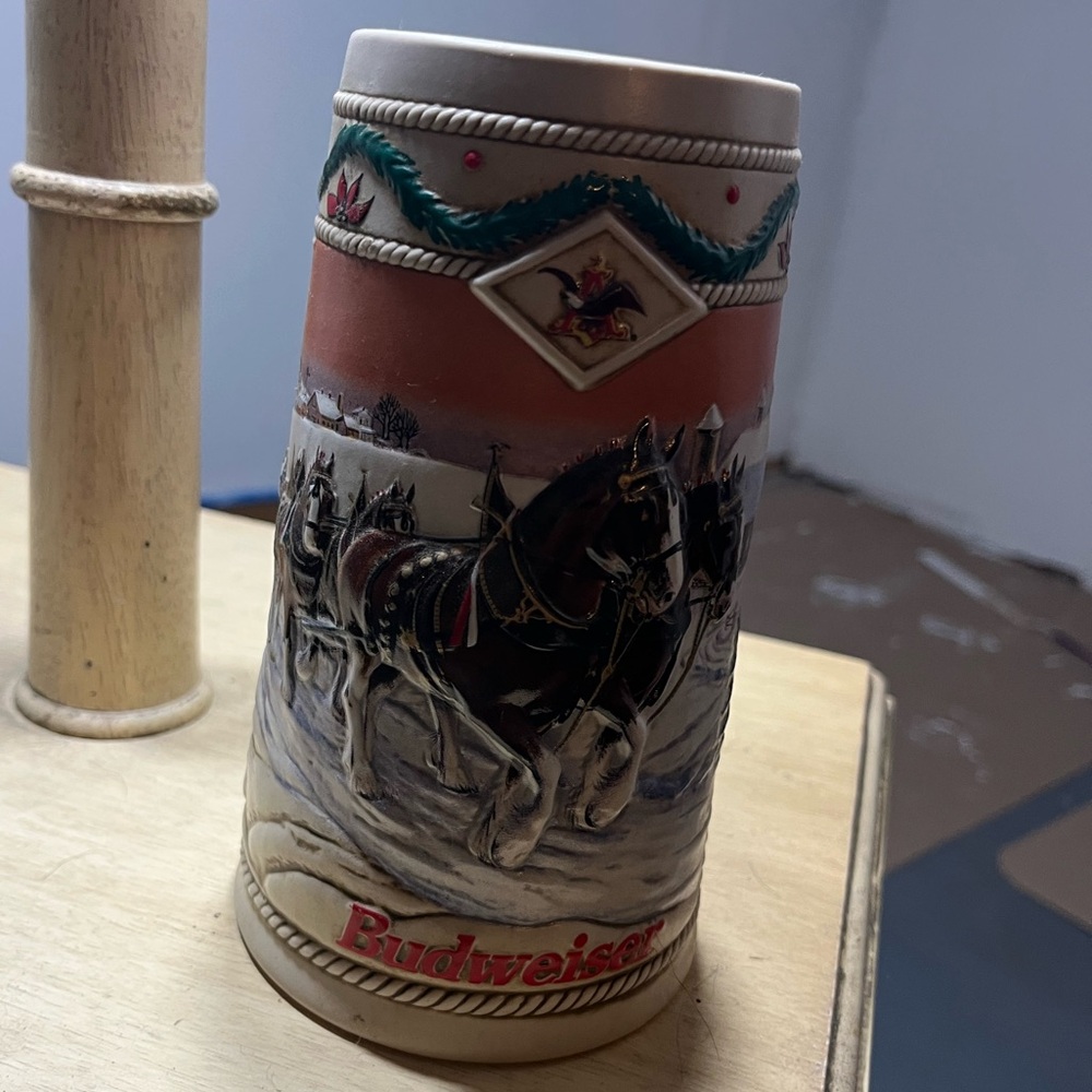 1996 Budweiser American Homestead Stein mug